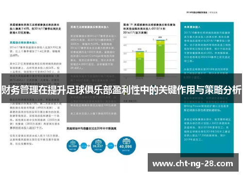 财务管理在提升足球俱乐部盈利性中的关键作用与策略分析